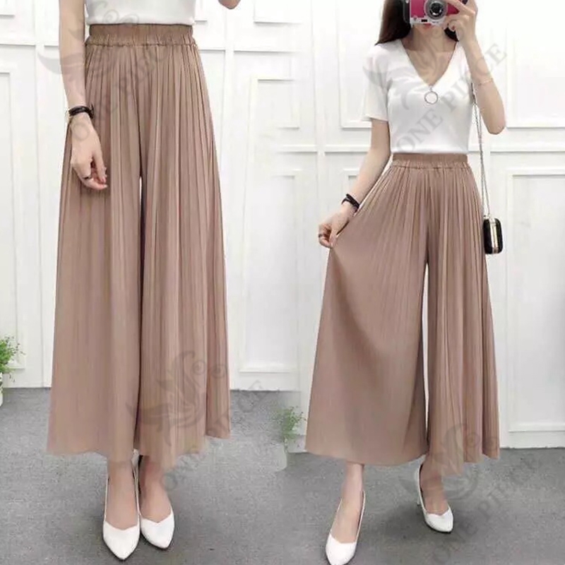 hot women elegant trendy soft square pants korean LW-XF01 | Shopee ...