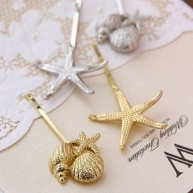 Mermaid Seashell Starfish Hair Pins Shopee Philippines