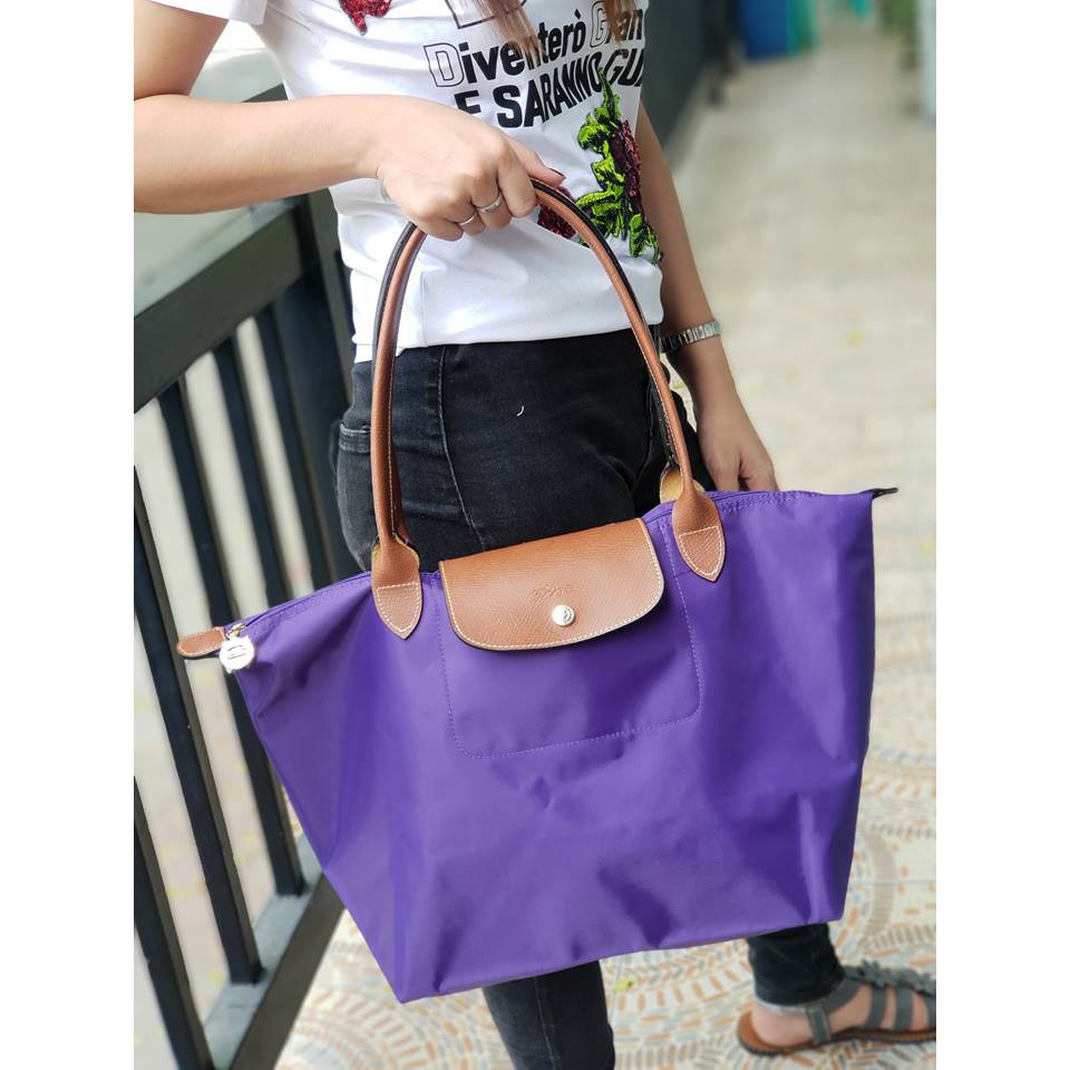 longchamp le pliage large purple