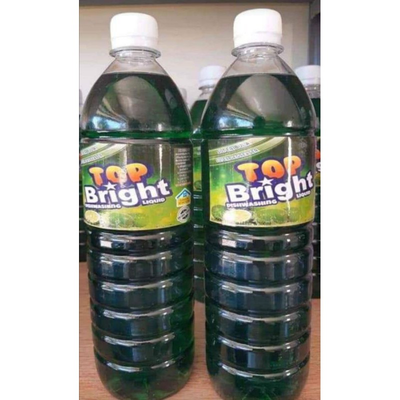 Top Bright Dishwashing liquid Green Calamansi 1 Liter Shopee Philippines