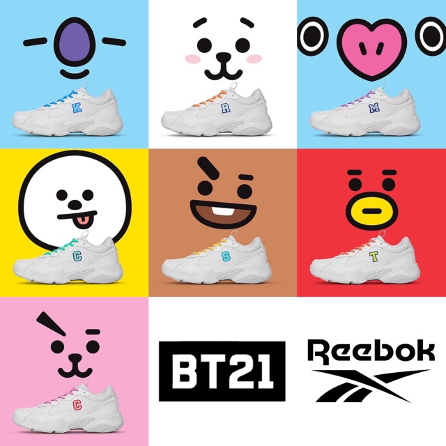 toque Escándalo continuar Official] BT21 x REEBOK TURBO IMPULSE CLEAN SHOES | Shopee Philippines