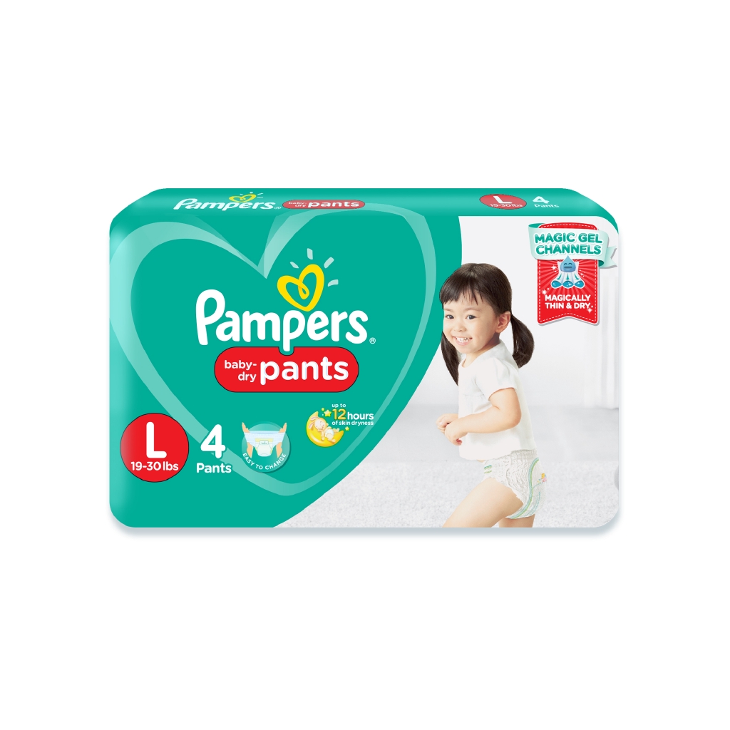pampers pants l