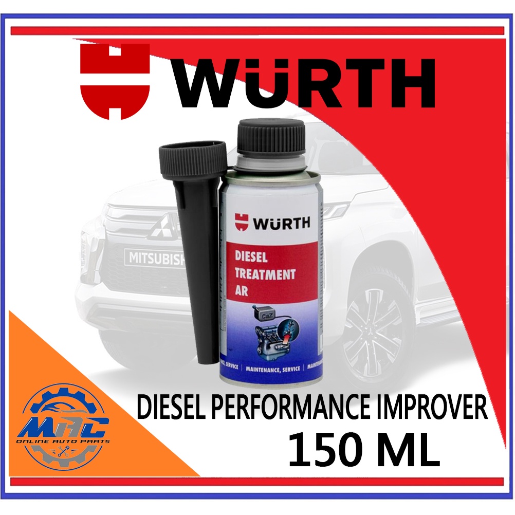 WURTH DIESEL Injector cleaner PERFORMANCE IMPROVER 150 ml Shopee
