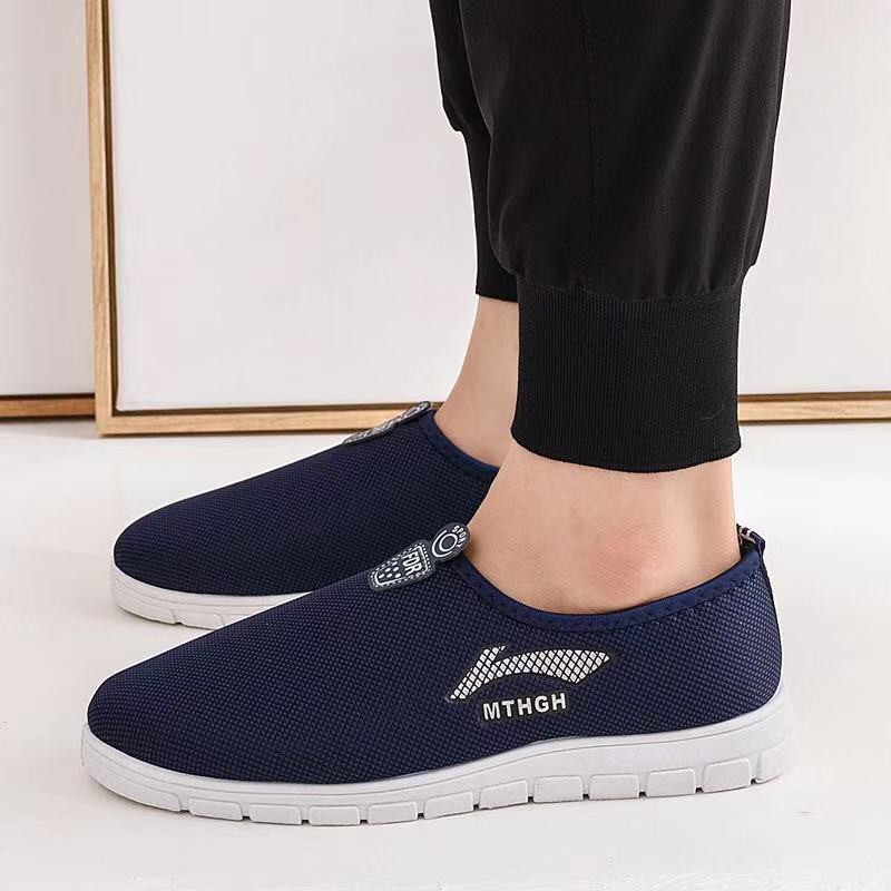 Men's Shoes Ultra Light Breathable Slip On Sneakers | Shopee Philippines