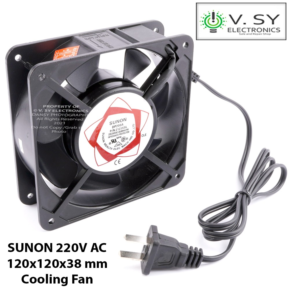 220V AC 120mm Blower Exhaust Cooling Fan 220VAC 120x120x38 mm 50 / 60Hz