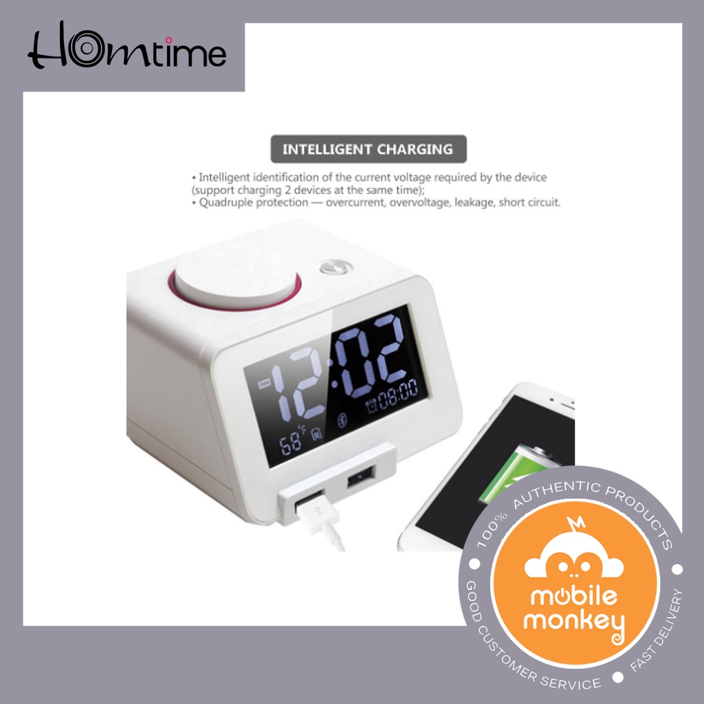 Homtime C1 PRO MultiFunction Alarm Clock Shopee Philippines