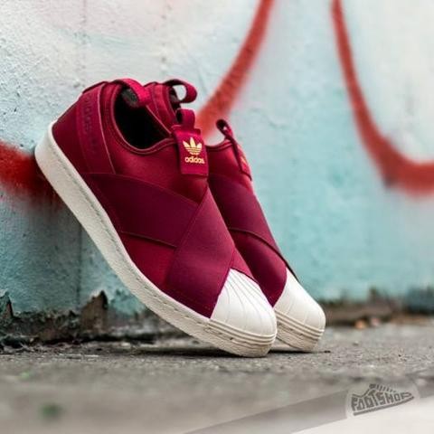 red slip on adidas