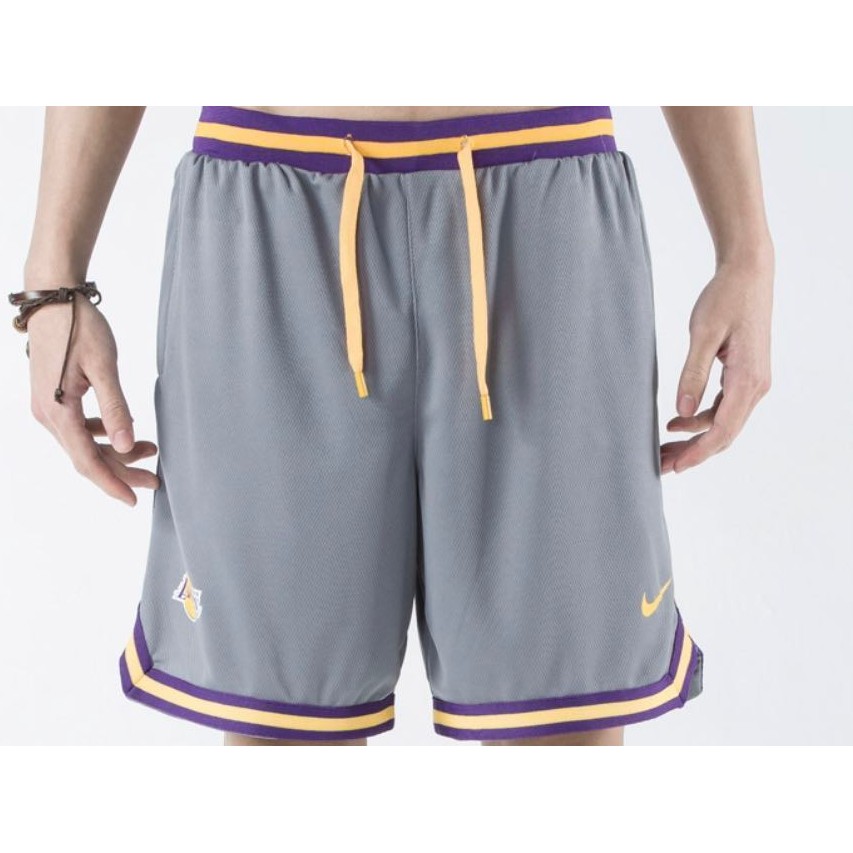 lakers dri fit shorts