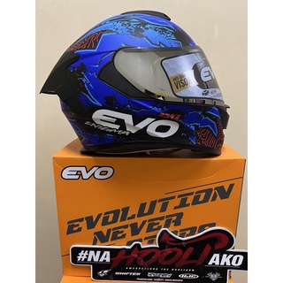 Evo Gtpro Renegade One Full Face Dual Visor Helmet Shopee Philippines