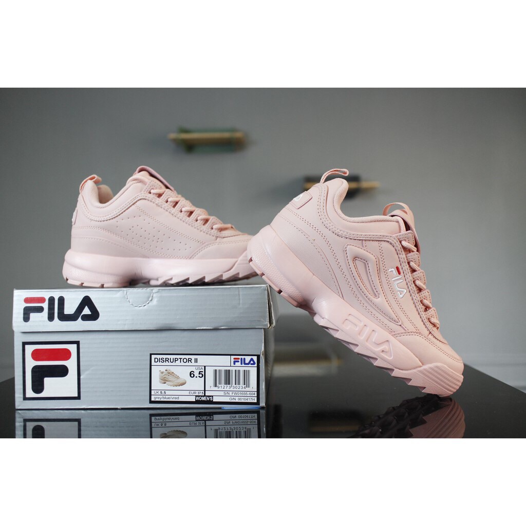 fila disruptor grey and pink