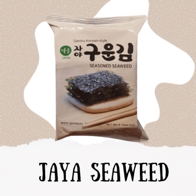 JAYA SEASONED SEAWEED (NORI) Shopee Philippines