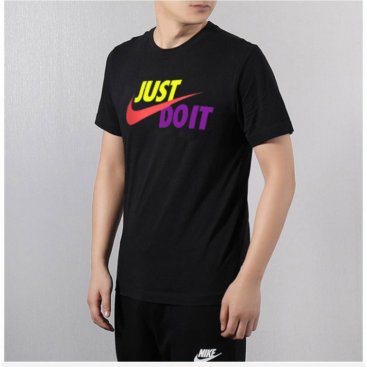 nike just do it neck t shirt