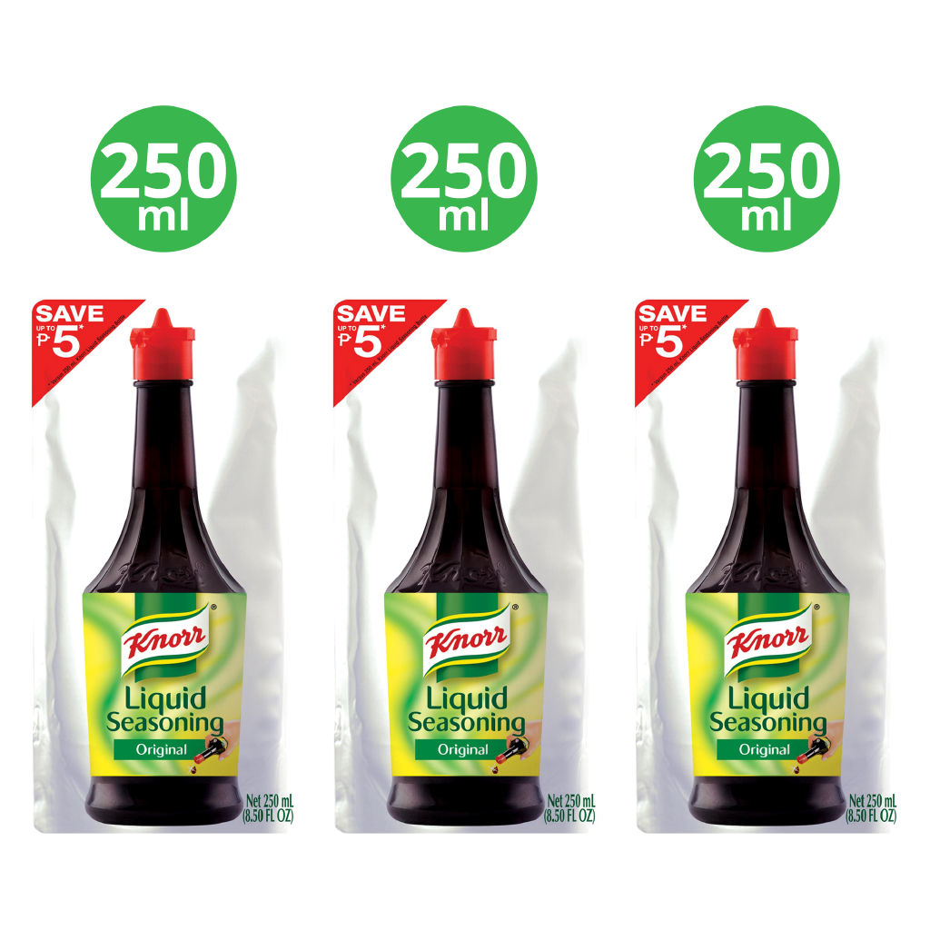 knorr liquid seasoning original 250ml pouch x3 shopee philippines knorr liquid seasoning original 250ml pouch x3