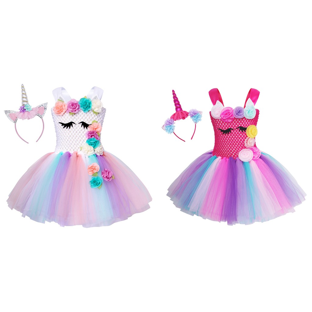 unicorn dress little girl