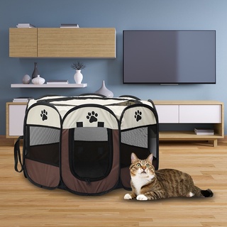 【Special sales】Foldable pet fence tent dog cat fence puppy game kennel cat delivery room cat bed