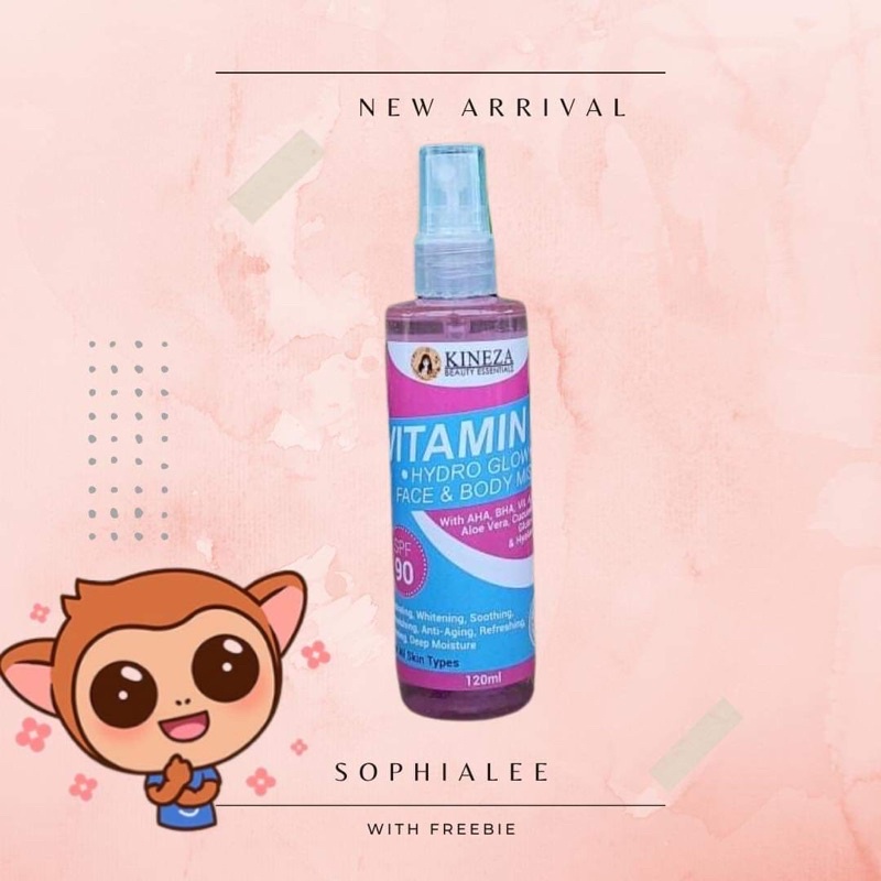 Kineza Vitamin E Face and Body Mist Vitamin E Hydrating Face Mist i