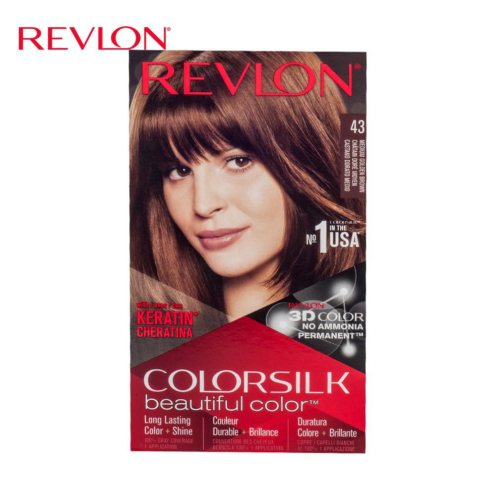Revlon Colorsilk Hair Color Medium Golden Brown Shopee Philippines