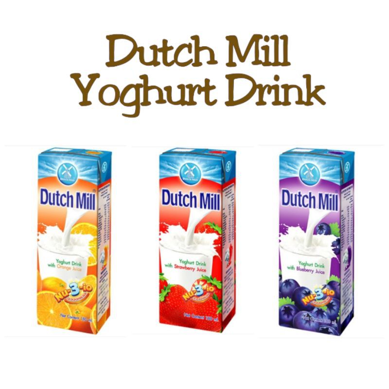 Dutch Mill Drinking Yogurt Set Of 6pcs | Shopee Philippines