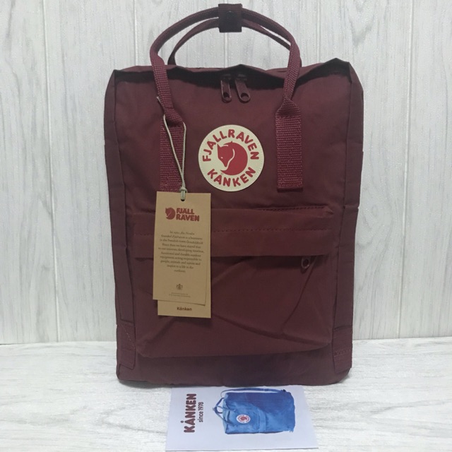 fjallraven kanken classic ox red