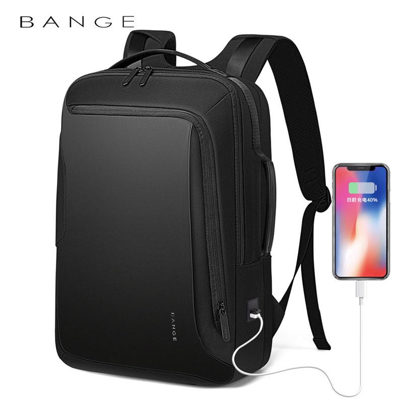 Bange Laptop Backpack For Men 15.6 inch Water Repellent Functional ...