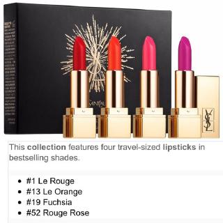 YSL Yves Saint Laurent YSL Rouge Pur Couture Mini Collection LIPSTICK YSL Yves Saint Laurent YSL Rouge Pur Couture Mini Collection LIPSTICK