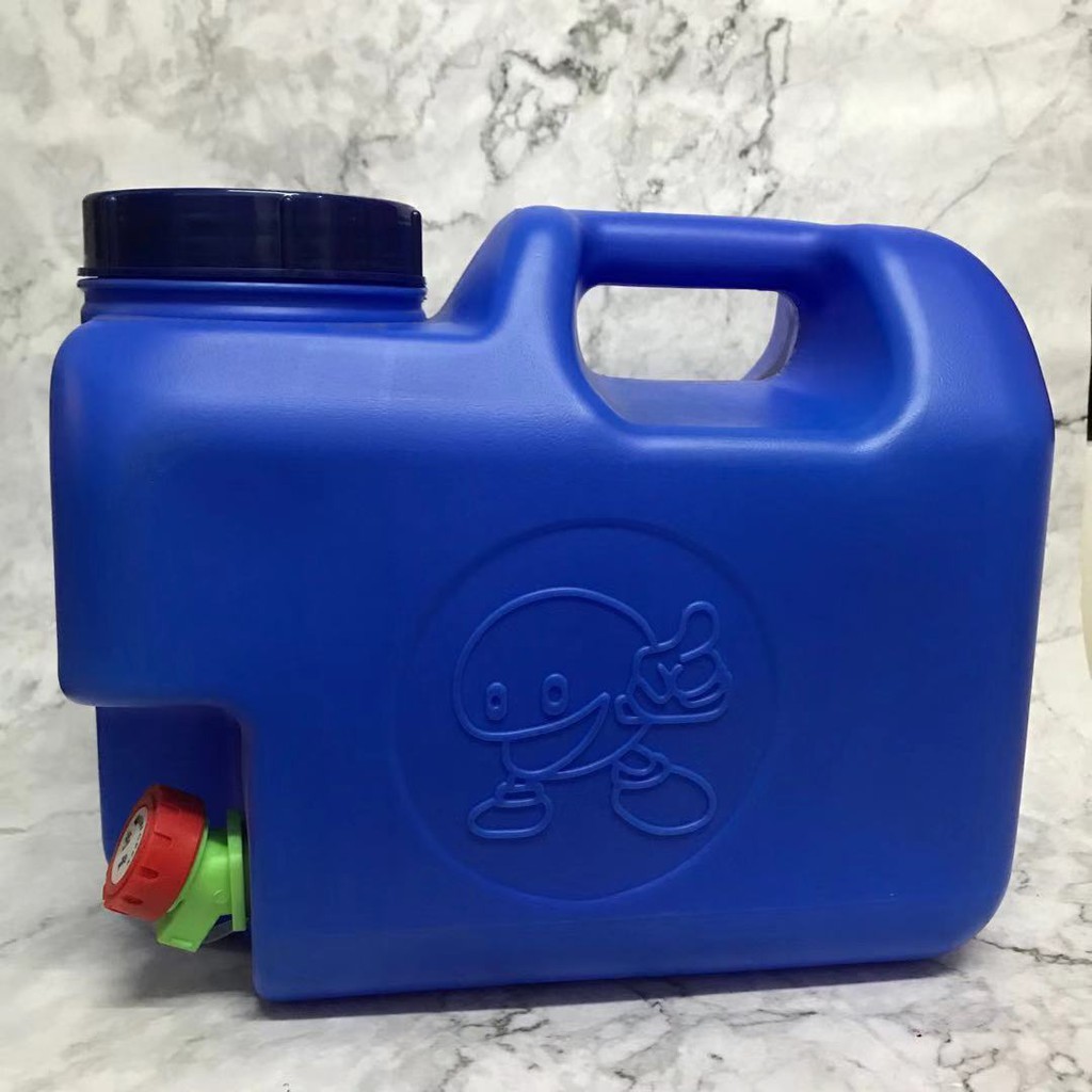 2 5 Gallon Slim Portable Water Container Jug Color Blue With