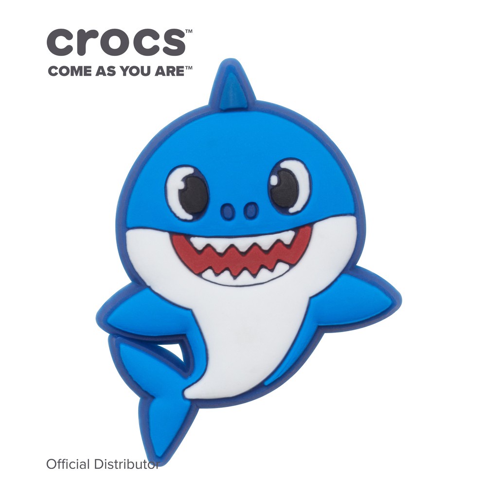 1pcs PVC Cool Shark Shoes Accessories Engineering Vehicle Sandals Garden Buckle  Decorations Fit Croc Jibz Charm Holiday Present, Shark Croc Jibbitz