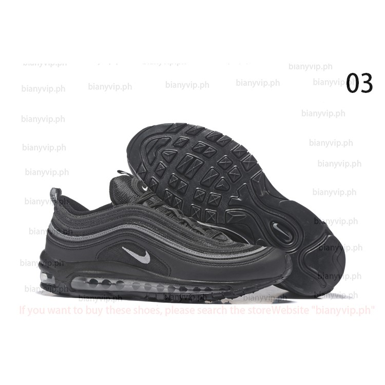 black silver air max 97