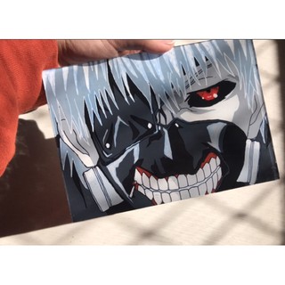 On Hand Kaneki Glass Painting Cheap Anime Tokyo Ghoul Shopee Philippines