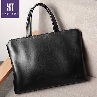 leather mens tote