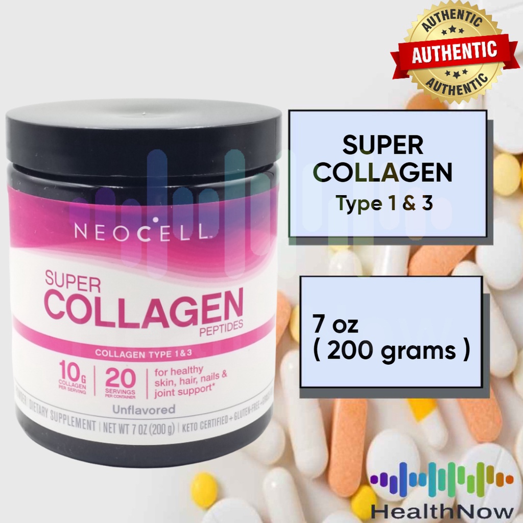 Neocell Super Collagen Peptides Unflavored 7 oz 200 g | Shopee Philippines