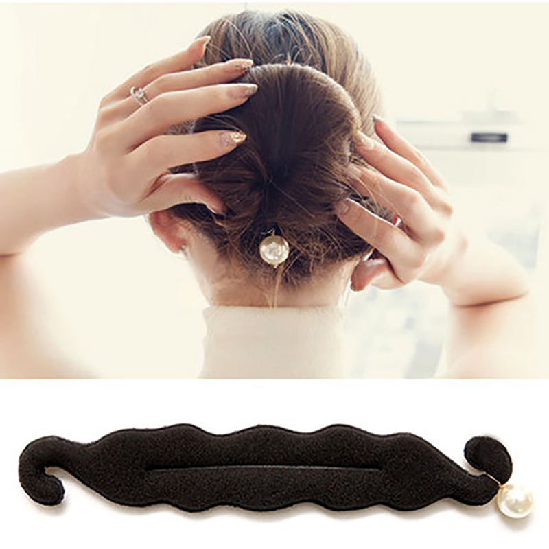 Magic Sponge Hair Clip Foam Donut Hair Styling Bun Curler Tool Maker Ring  Twist | Shopee Philippines