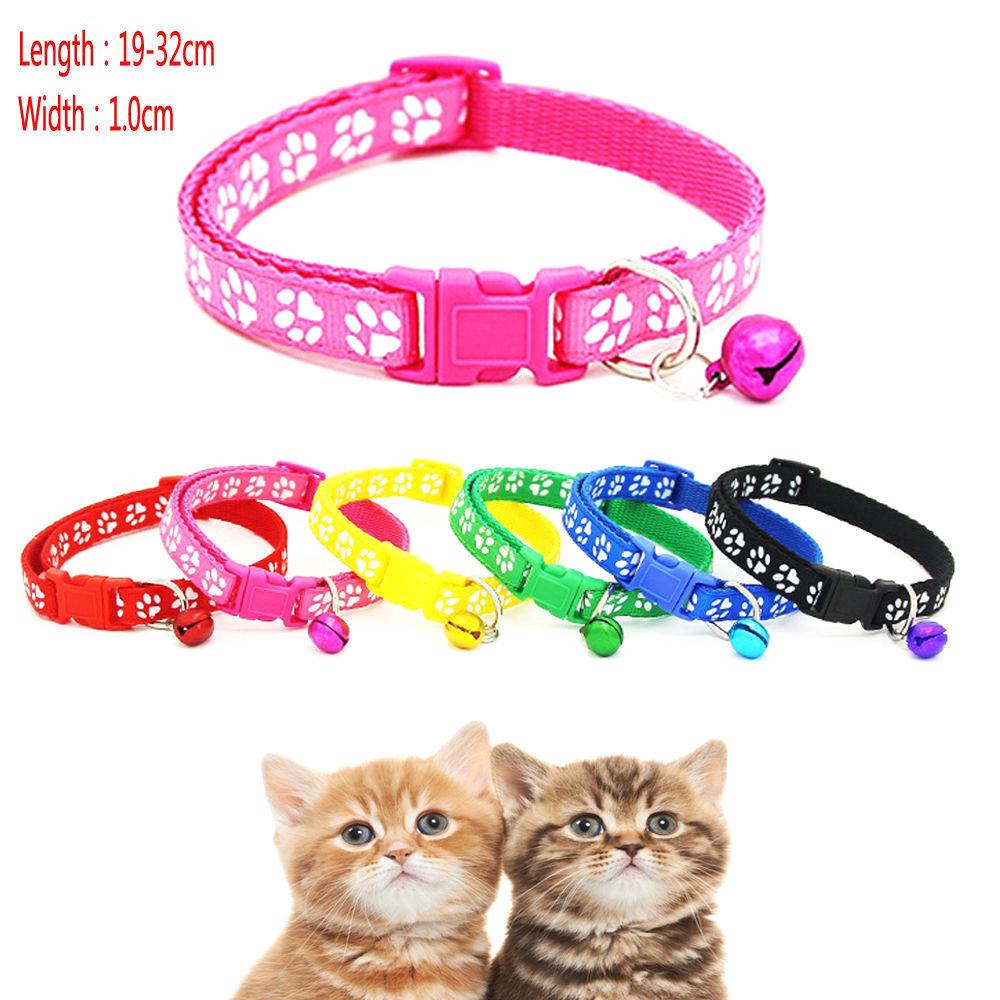 Dog Cat Pet Collar Nylon Fabric Adjustable Cute Necklace