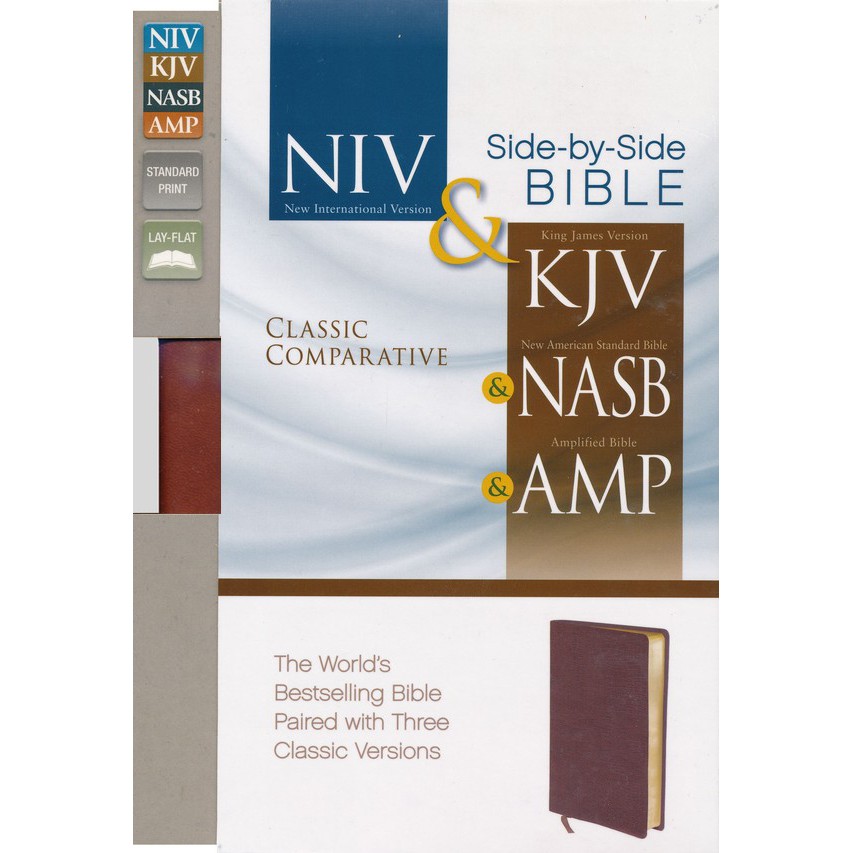 NIV & KJV & NASB & AMP Parallel Bible 4 In 1 | Shopee Philippines