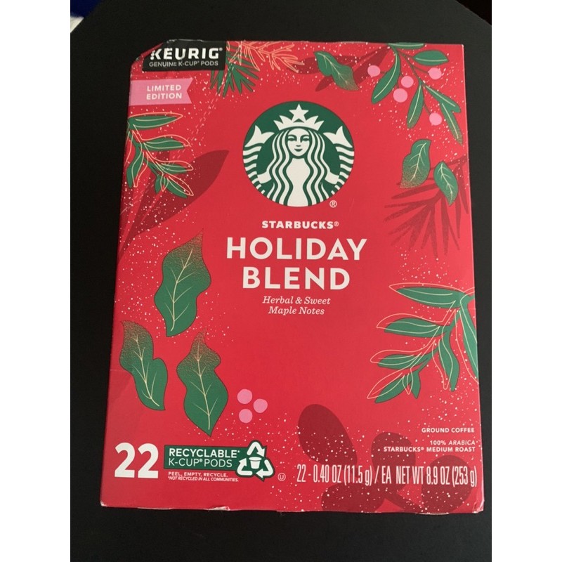 SALE! Starbucks Holiday Blend Keurig Kcup 22 pcs Shopee Philippines