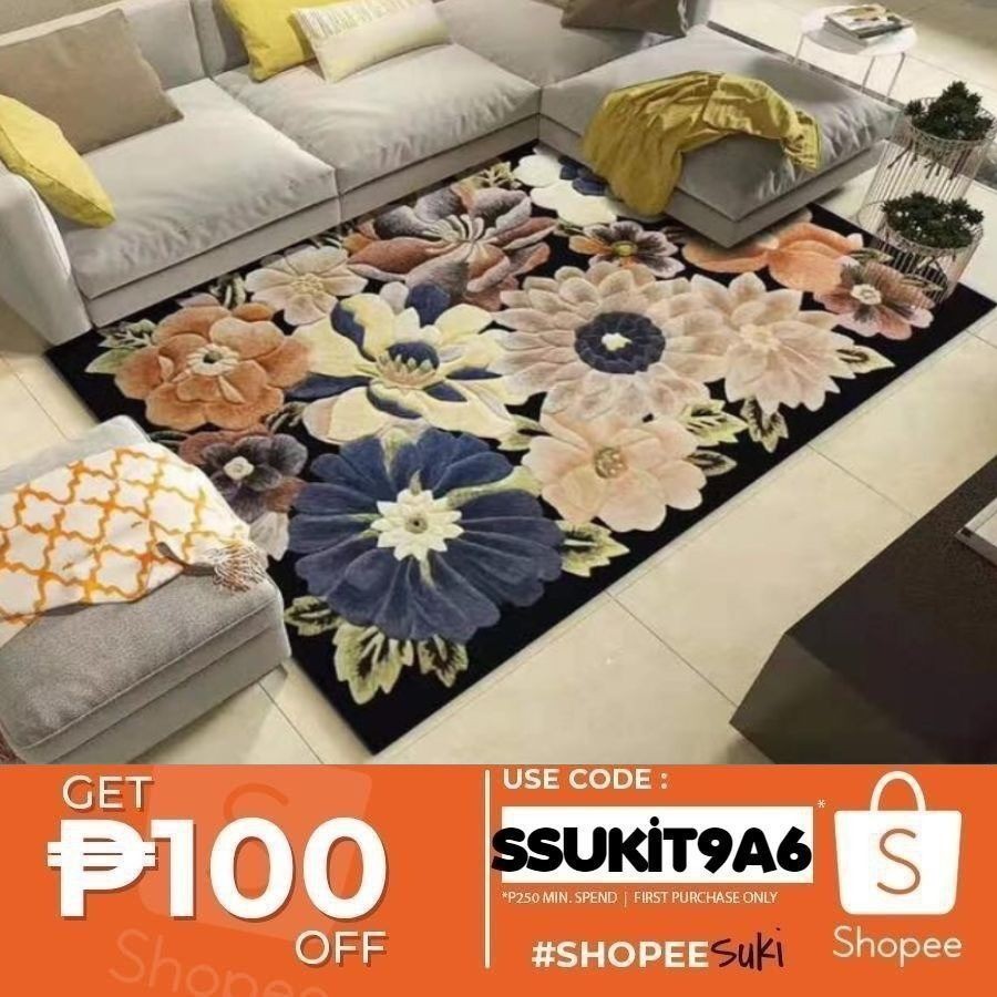 100 x 160cmLiving Room Carpet Large Home Decor Carpet Rug Shopee Philippines