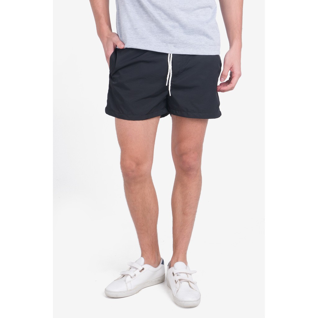 Penshoppe Men's Trainer Shorts (Black) | Shopee Philippines