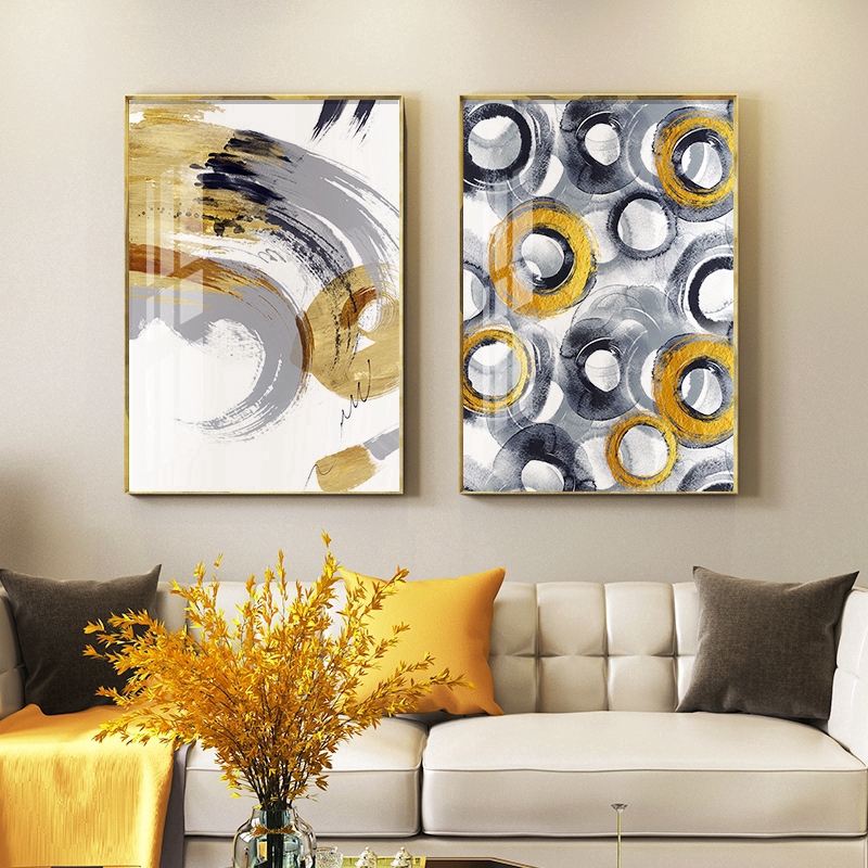 Abstract Luxury Gold Foil Modern Minimalist Wall Art Canvas Prints Painting Pictures No Framed Shopee Philippines