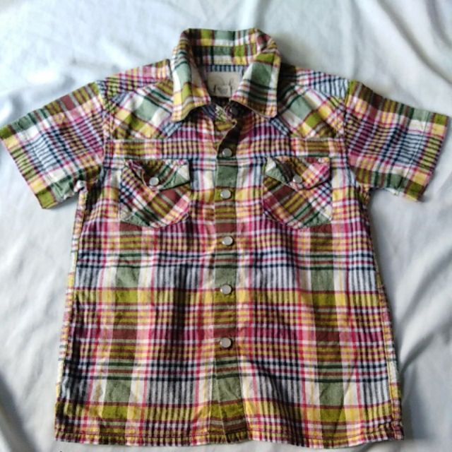 checkered polo shirt