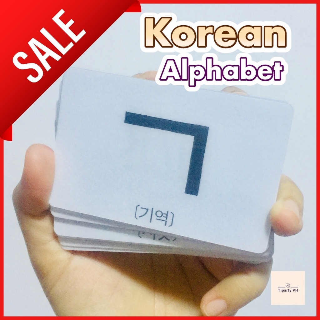 Pocket Korean Alphabet Flashcards for Beginners Shopee Philippines