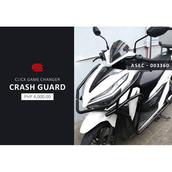 Sec Crash Guard For Honda Click Honda Click 125i 150i V1 V2 Shopee Philippines