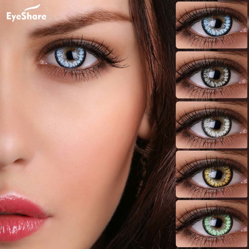 EYESHARE 1 Pair Honey Series Color Contact Lens Cosmetic Eye Lens   97861780371ea3181f270c5be9e946c3