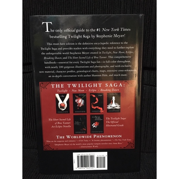 The Twilight saga: The Official Illustrated Guide (First Edition and First  Printing) | Shopee Philippines