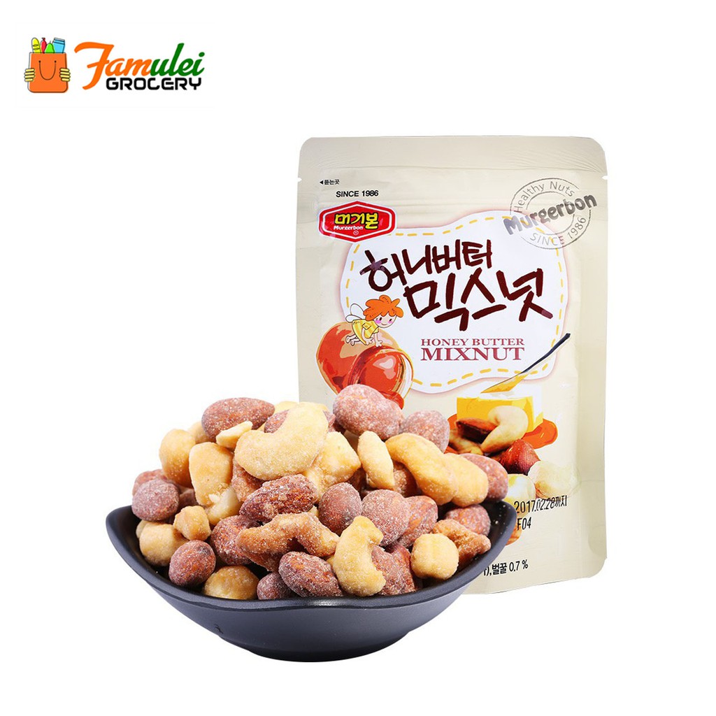 Murgerbon Honey Butter Mix Nuts 160g Shopee Philippines