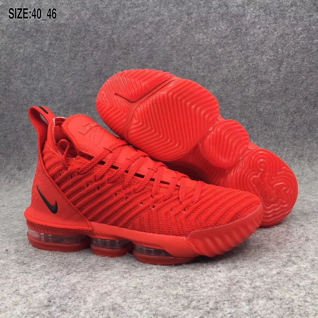 lebron 16 all red
