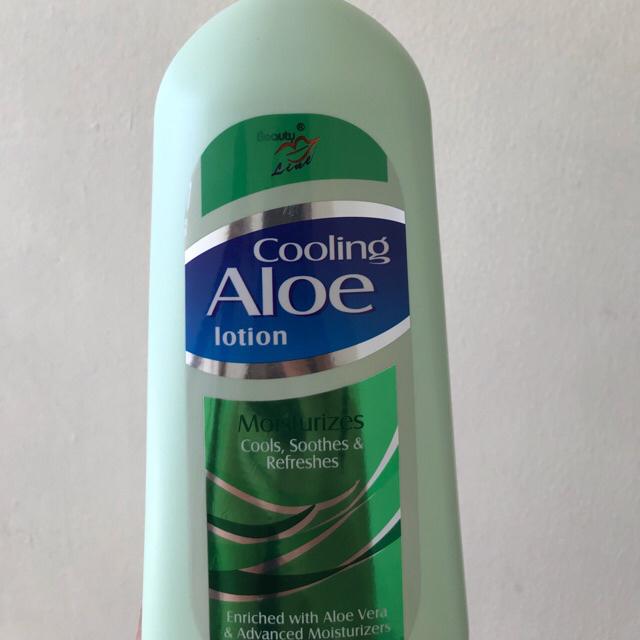 cooling aloe lotion