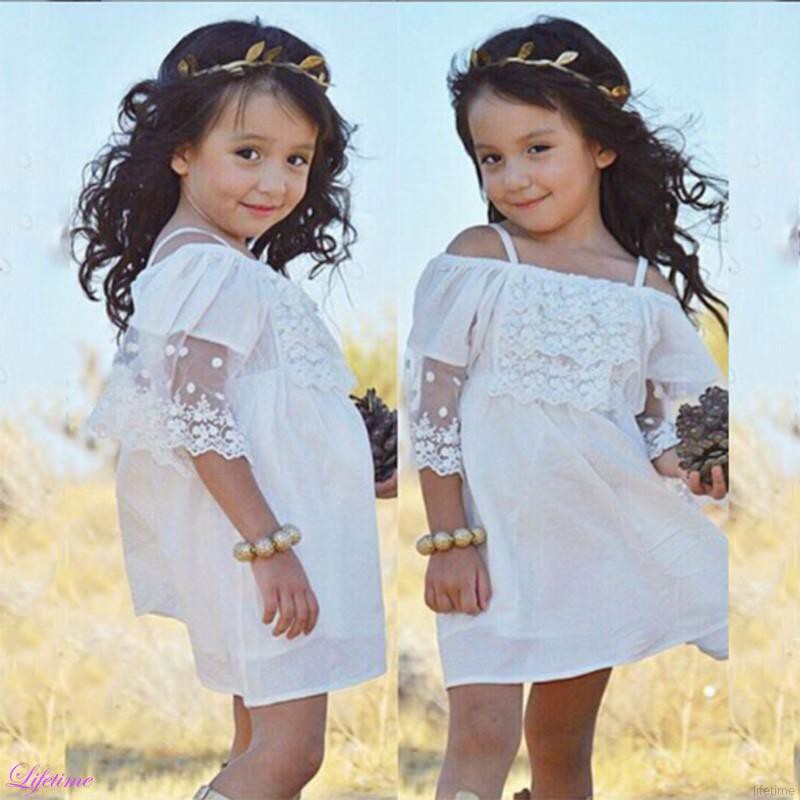 white off the shoulder summer dress