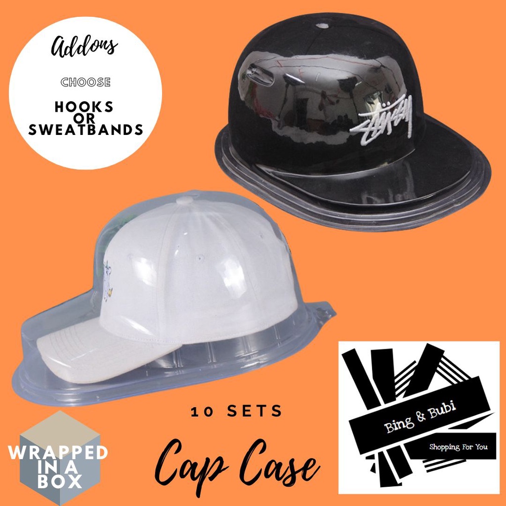 10 SETS QUALITY CAP CASE FOR CURVE OR FLAT BRIM/VISOR CAPS ko Shopee