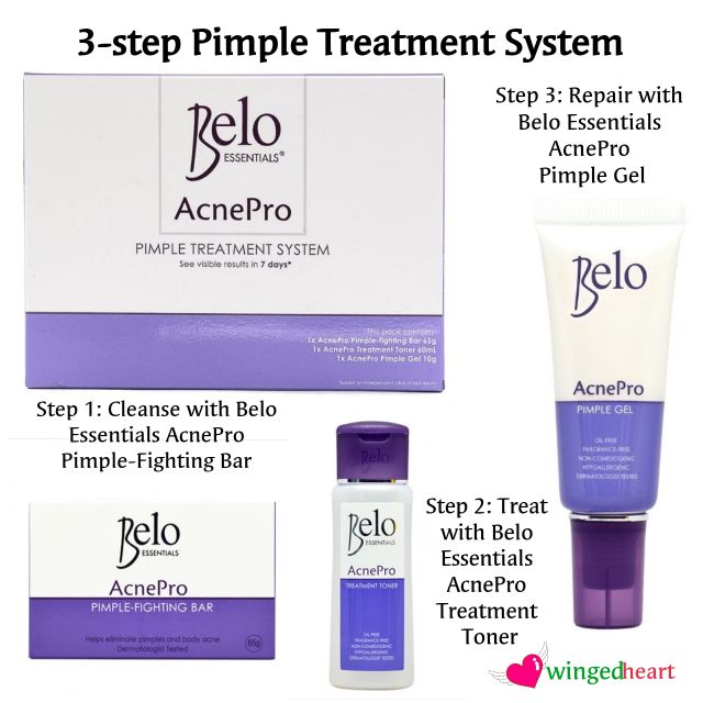 belo acnepro pimple control system pack