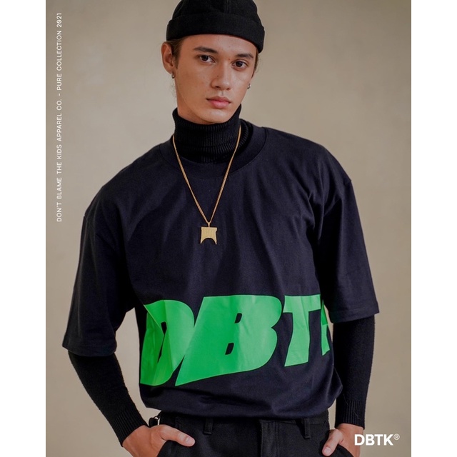 dbtk slant tee black small | Shopee Philippines